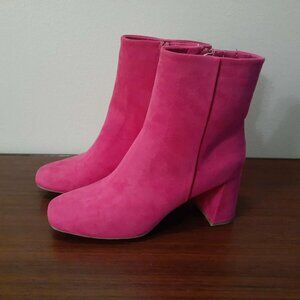 SUGAR Fuchsia Element Square Toe Boots